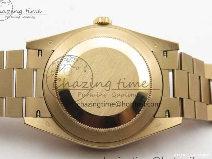 Best AAA Replica Sites Dial 40mm 904 New Version RG Bracelet Bold 228239 2825 President A Crystal Markers Day-Date on RG BP Brown Dial T 0118